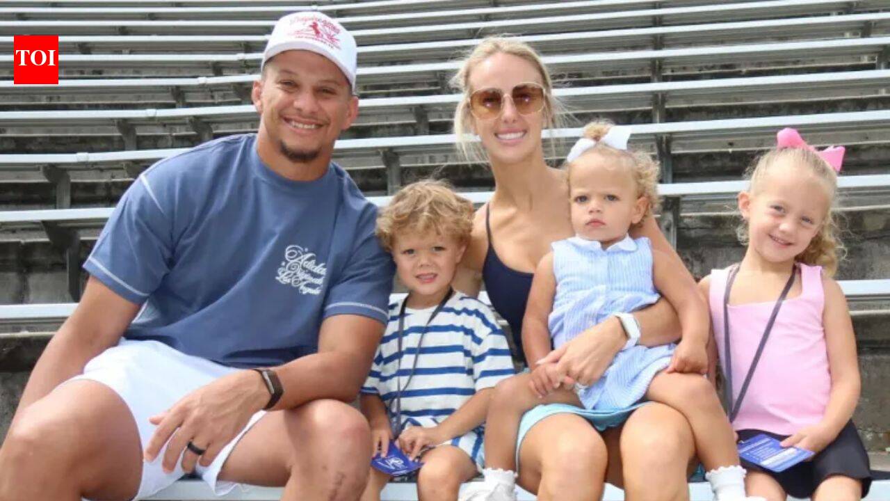 Brittany Mahomes gets emotional over Patrick Mahomes and their 3 kids ...