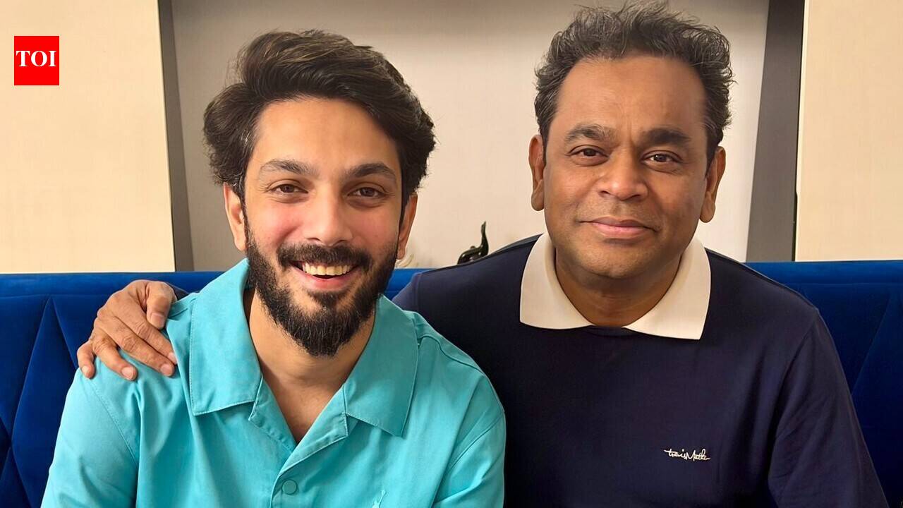 Anirudh Ravichander’s special moment with AR Rahman goes viral