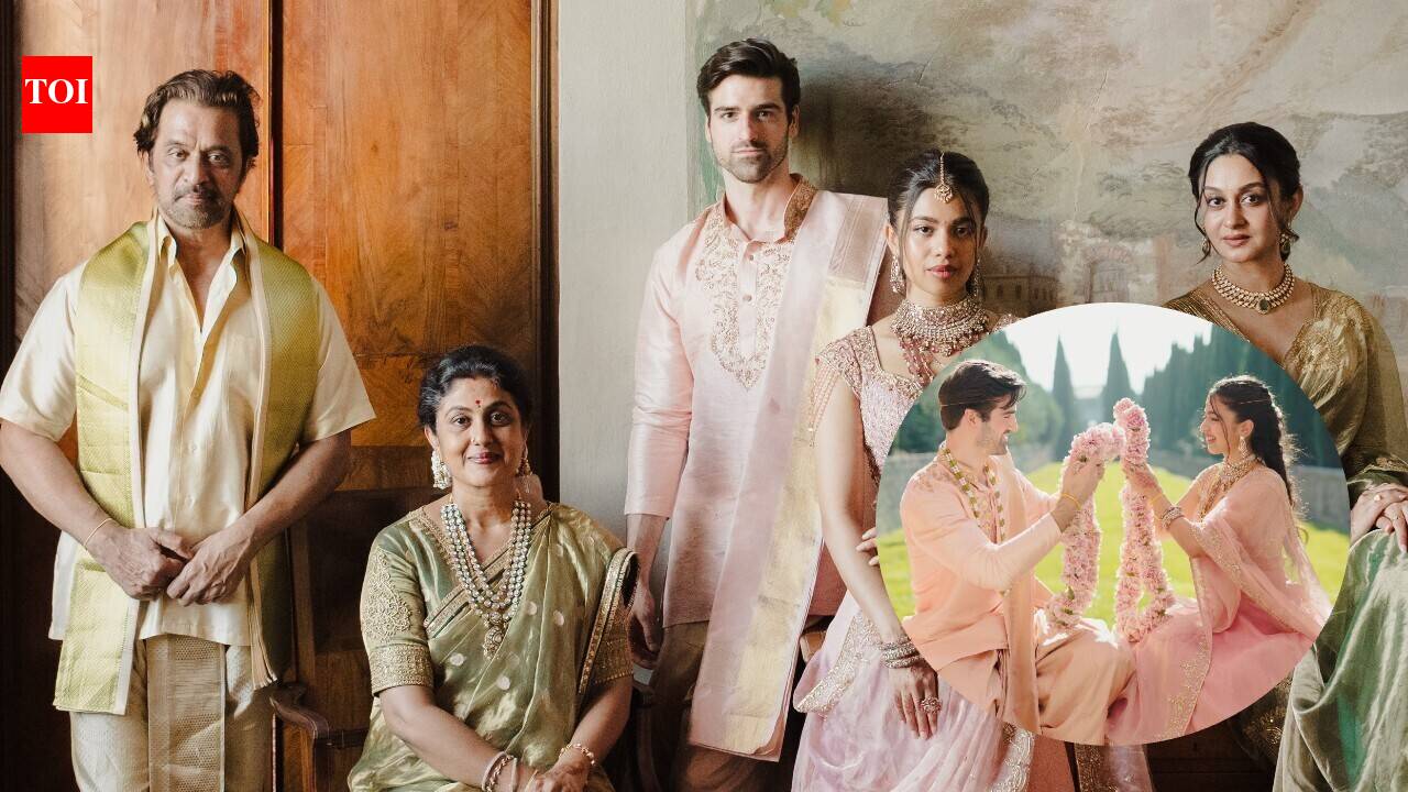 Arjun Sarja’s younger daughter Anjana Arjun marries longtime partner Isai