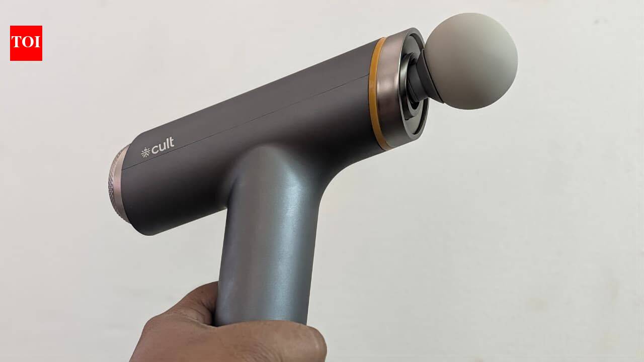 Cult Kinetic Massage Gun review: Comfort with control - The Times of India