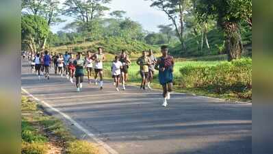 944 runners hit Silchar roads for a fit & drug-free future