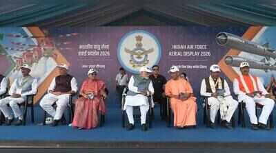 Yogi praises PM Modi, Rajnath for making air show memorable