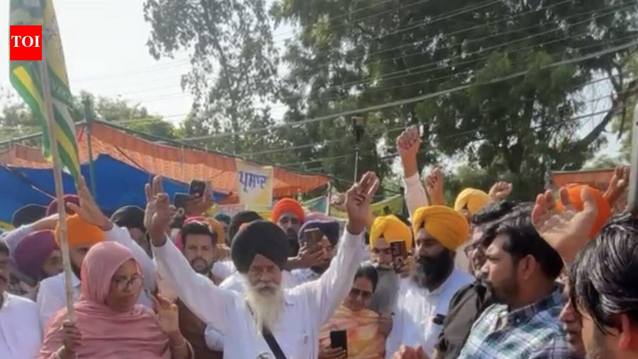 Brooms burnt to protest killing of anti-drug activist Parvinder Singh