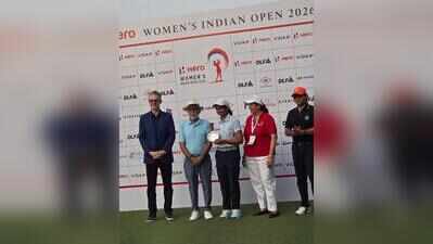 13-year-old Jaipur golfer Ojaswini Saraswat makes history at Hero Women’s Indian Open, wins best amateur award