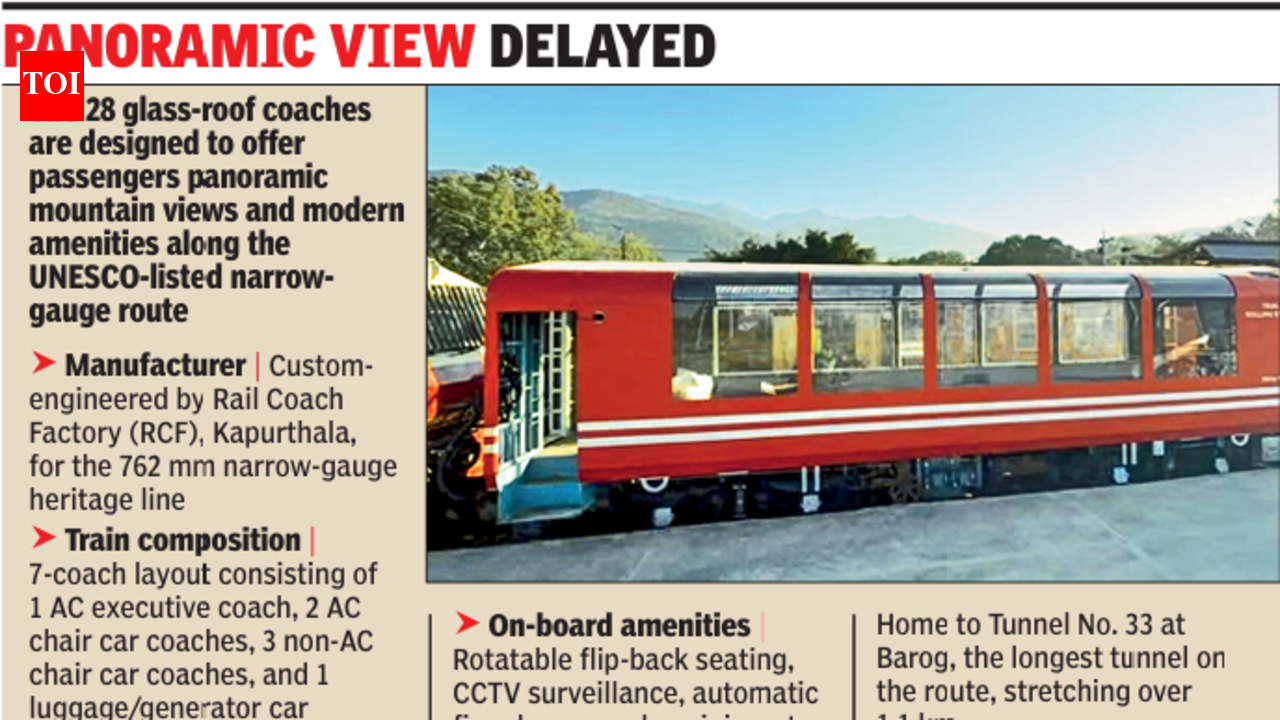 AC defects send Kalka-Shimla panoramic coaches back to shop ...
