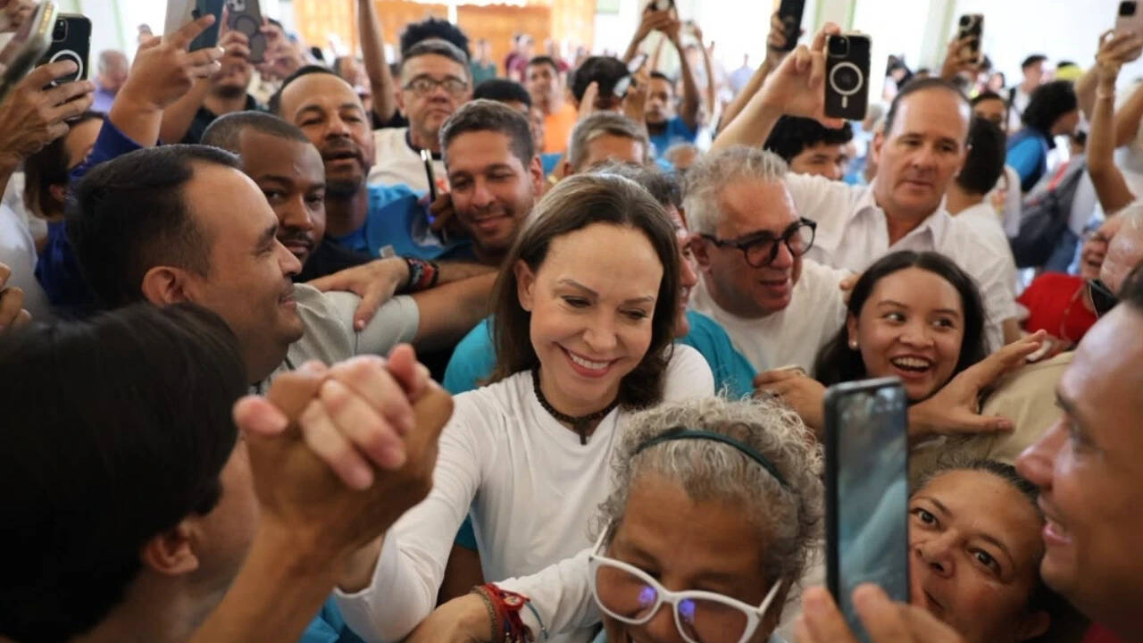Venezuelan Opposition Leader María Corina Machado Returns From Exile