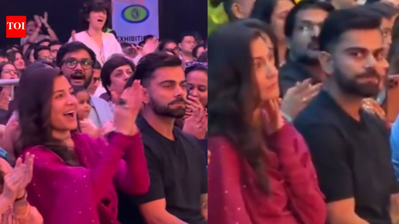 Virat Kohli and Anushka Sharma attend Krishna Das kirtan in Mumbai