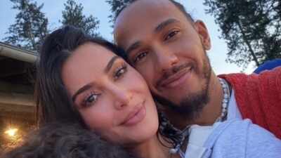 Lewis Hamilton calls Kim Kardashian his 'girlfriend', reveals he got her kids a dog named Halo - WATCH