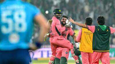 'I don't think we can reveal on live TV': Shadab Khan on chat with Haris Rauf