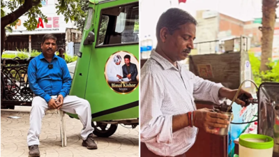 Unable to drive a regular car, Prayagraj coffee seller builds his own for Rs 90,000 using scooter parts; it features solar power, GPS and a rear-view camera