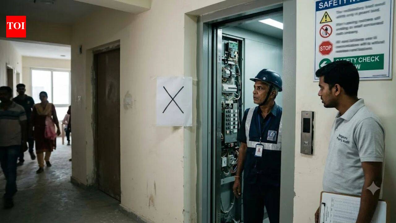 Bengaluru apartment lifts fail 36% of safety checks; 347 high-priority ...