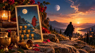 Pulled the Eight of Cups Tarot Card? It May Be a Sign You're Holding On to Something You've Outgrown
