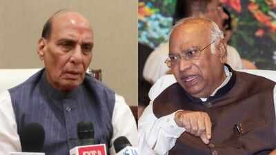 'Insult to India itself': Rajnath Singh attacks Kharge over 'baap' remark against PM Modi