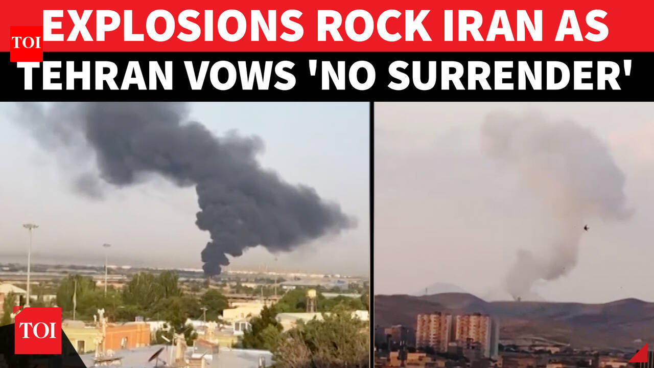 Back-To-Back Explosions Rock Iran’s Radar Site Near Tabriz As Trump ...