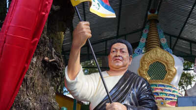 Tibetan activist Lobsang Rangzen, who died by self-immolation in New York, honoured with statue in Dharamshala over protest against China’s new law