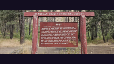 Washington's Ruby City once had more than 1,000 residents during a silver rush; today the historic townsite lies among the state's forested hills