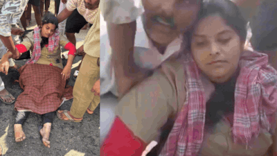Telengana woman pushes conductor off moving bus over change dispute; bus wheels crush her leg