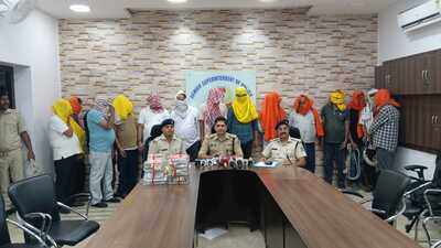 Jamshedpur police arrest 15 for gambling, seize cash and phones