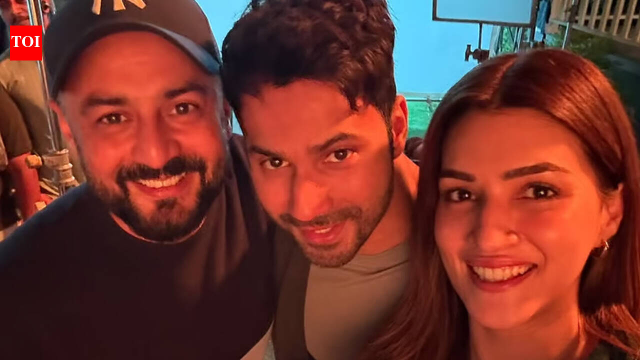 Kriti, Varun, Amar Kaushik reunite in howling IG clip, fuelling buzz around 'Bhediya 2'