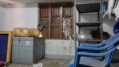 Unsafe cyclone shelter readied on a war footing