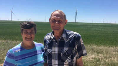 Colorado family’s farm grew from 160 to 10,000 acres over more than a century; about 30 wind turbines were expected to bring in at least $180,000 a year