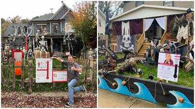 In 2020, Jeff Robertson turned his Halloween skeleton display into a $1.1 million fundraiser for St. Jude Children’s Research Hospital; now, 625 homes aim to raise $2 million in 2026