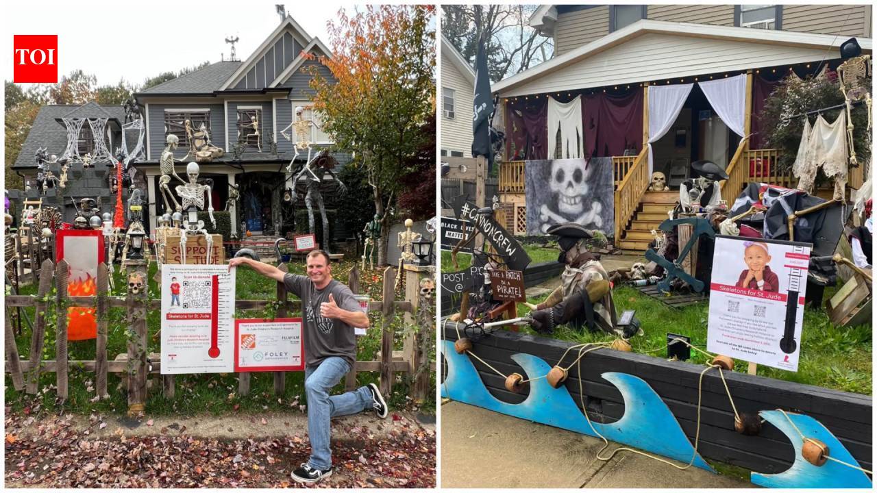 In 2020, Jeff Robertson’s Halloween display raised $1.1M for St. Jude; 625 homes target $2M in 2026