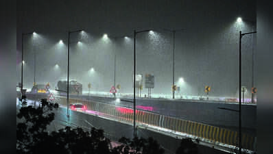 Rain skipped city as low pressure shifted to delta