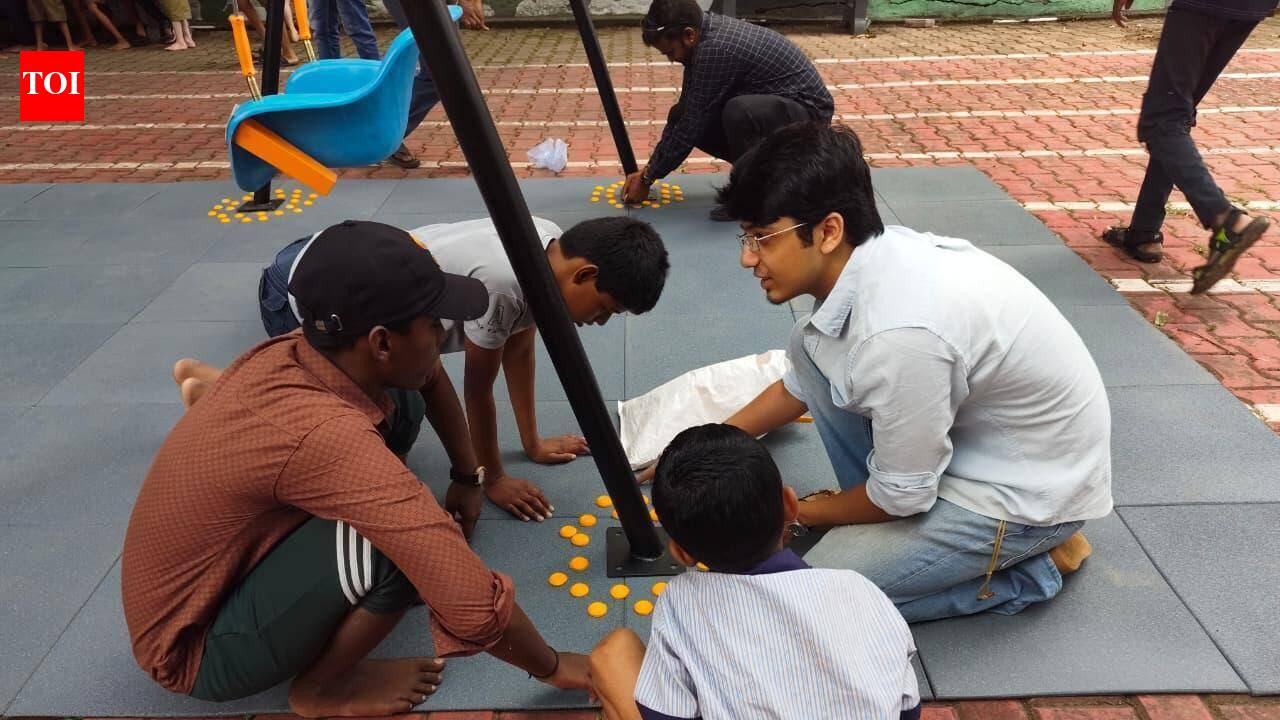NID student designs swing for disabled children | Ahmedabad News - The ...