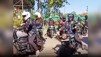 Women bikers ride to raise awareness on sexual harassment