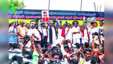 DMK, Congress, Left parties walk demanding CEC’s resignation
