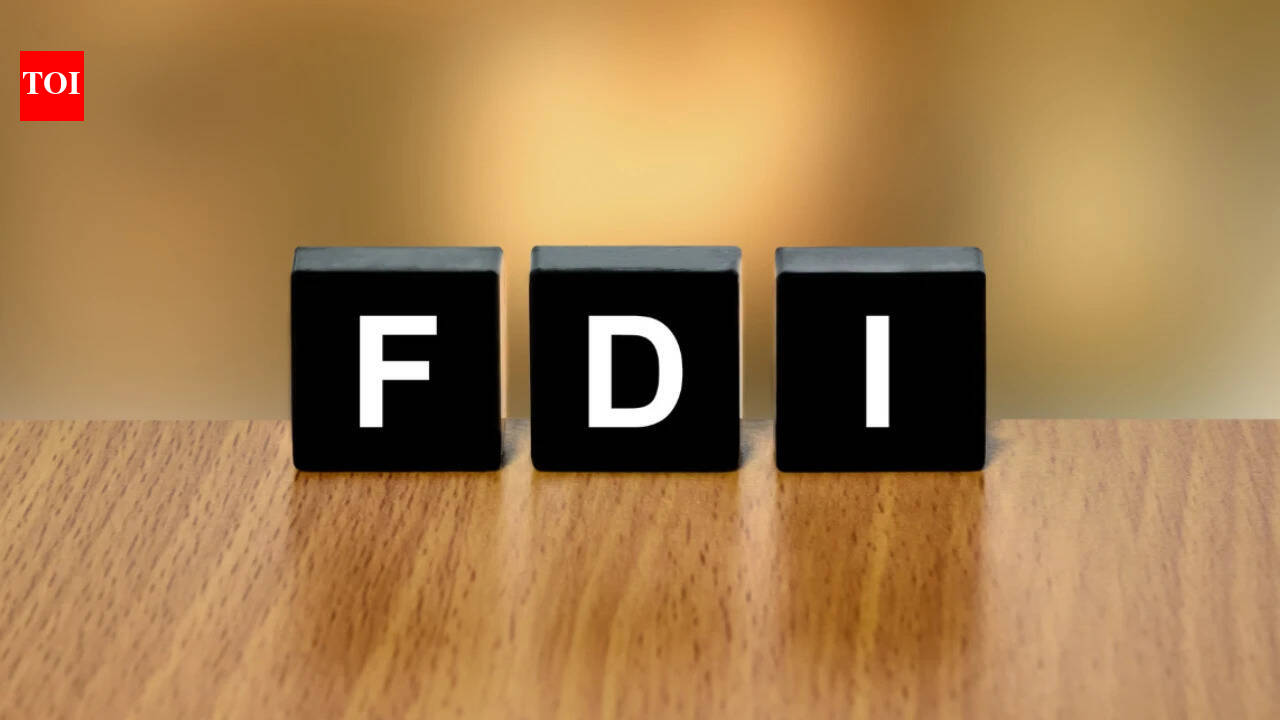 FDI inflows up 68% in Aug, seen topping $100bn in FY27 - The Times of India
