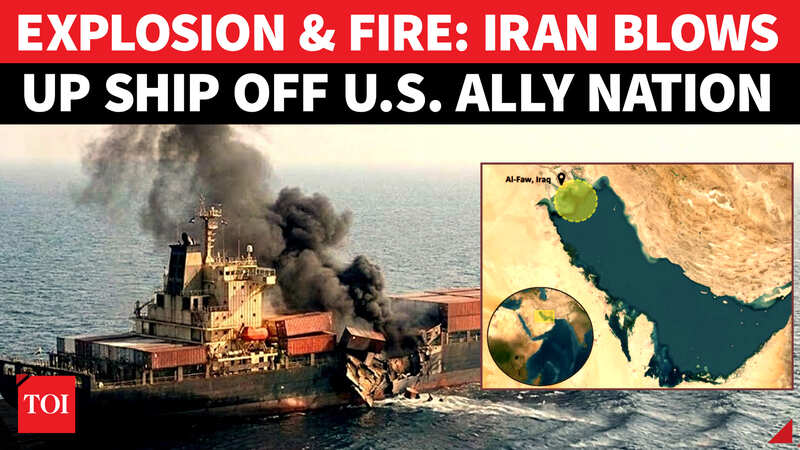 Iran Hits 'US-Linked' Ship Near Ally Arab Nation; Crew Fate Unknown ...
