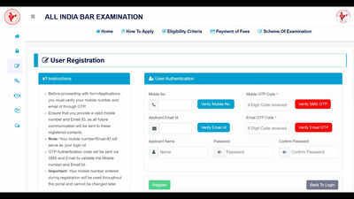 AIBE XXII registration 2026 closes today: Check fee payment deadline, correction window and exam date and other details here