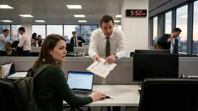 ‘Quick tasks’ before clock-out? Employee says the boss keeps extending workdays without overtime pay, sparking debates over burnout, boundaries and the pressure to always say yes