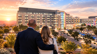 A Nevada couple is donating $150 million to build the state’s first stand-alone children’s hospital; decades ago, a hospital saved their child’s life