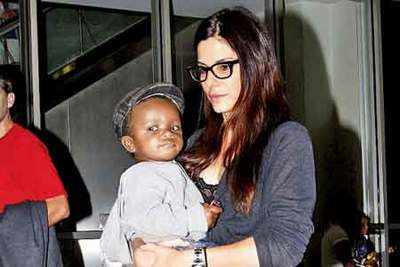 Hollywood celebs adopt a coloured child
