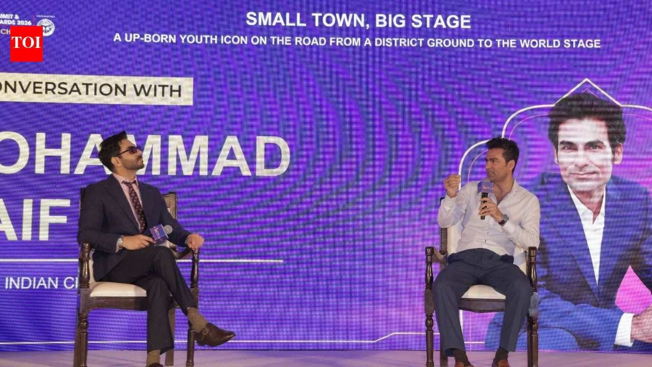 Mohammad Kaif at TOI Indian Youth Awards 2026: How a small-town cricketer from UP made it to the world stage