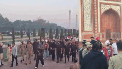 Diljit Dosanjh moves from Delhi concert row to Taj Mahal visit, admires iconic monument amid tight security