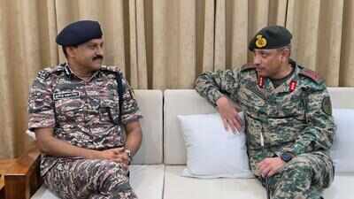 Assam Rifles & CRPF chiefs review Manipur security, plan joint ops