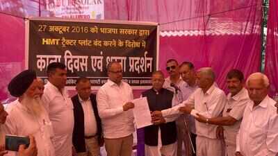 ‘Save HMT, save jobs’: Protesters seek revival of Pinjore plant