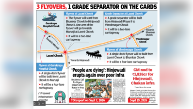 PWD plans three flyovers, one grade separator for Rs 227 crore to alleviate Hinjewadi traffic woes