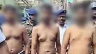 After Kolkata naked mob justice, cops parade 3 accused semi-naked to ‘reconstruct crime’