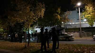 Knife-wielding attacker shot dead outside Israeli embassy in Serbia