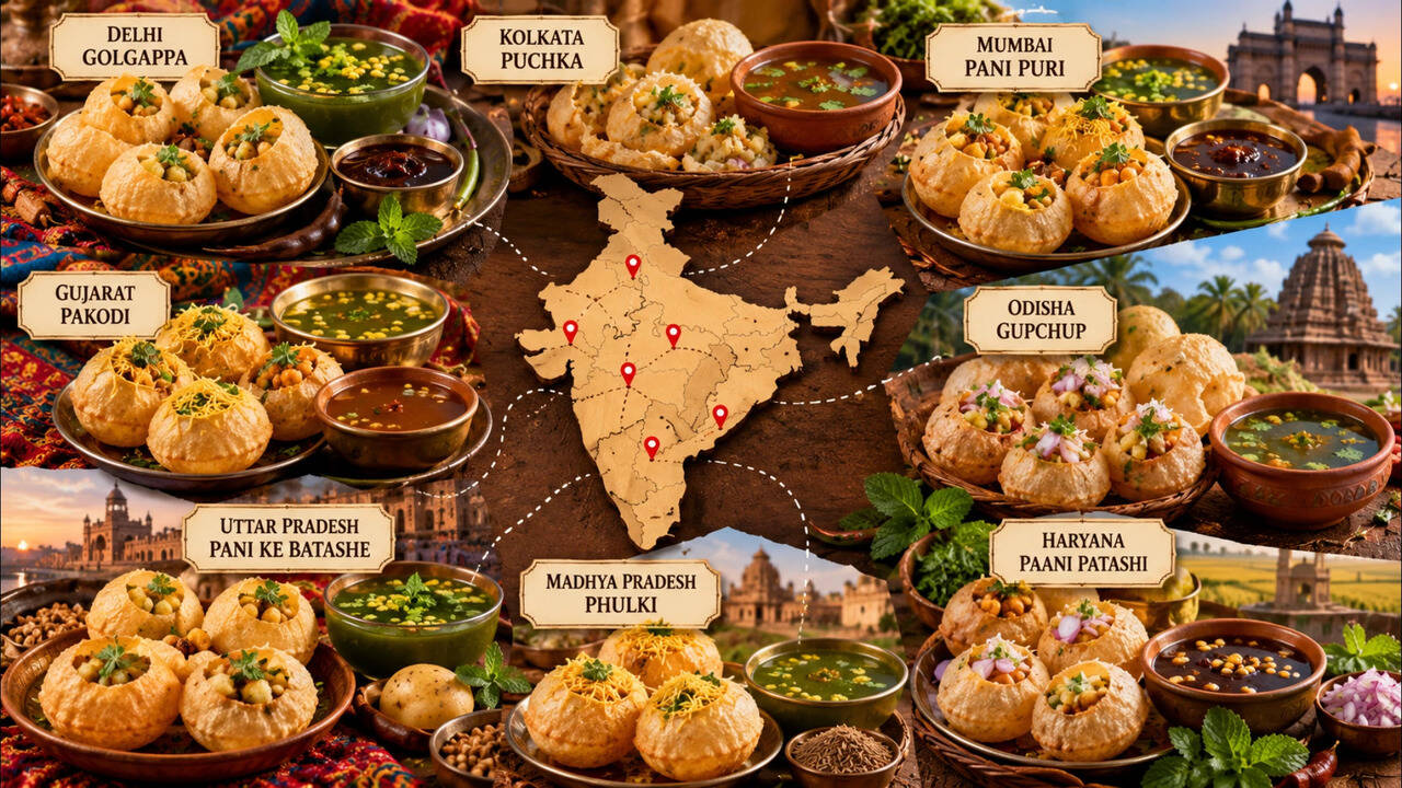 One Snack, Many Names: How Pani Puri Wins Hearts Across India