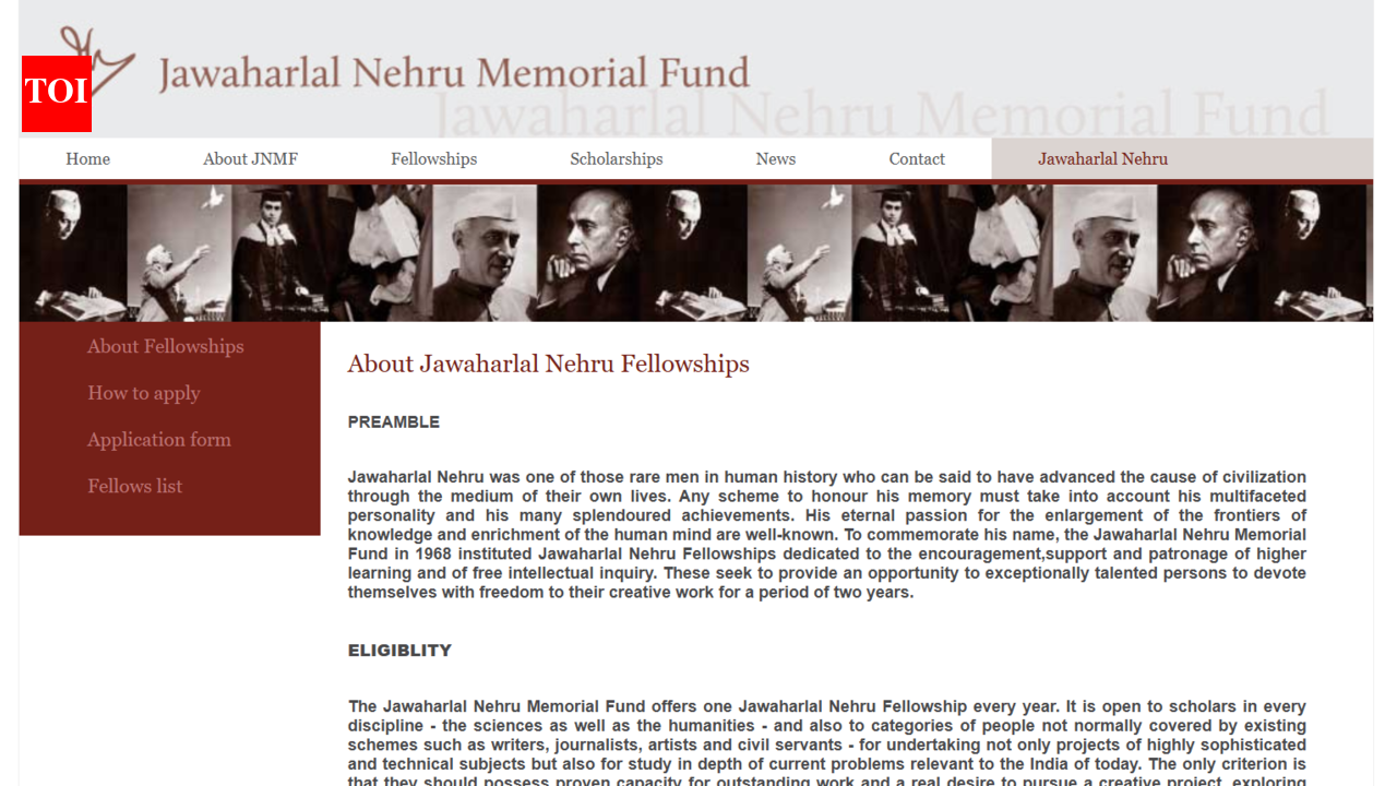 Jawaharlal Nehru Fellowship opens applications with ₹1 lakh monthly stipend