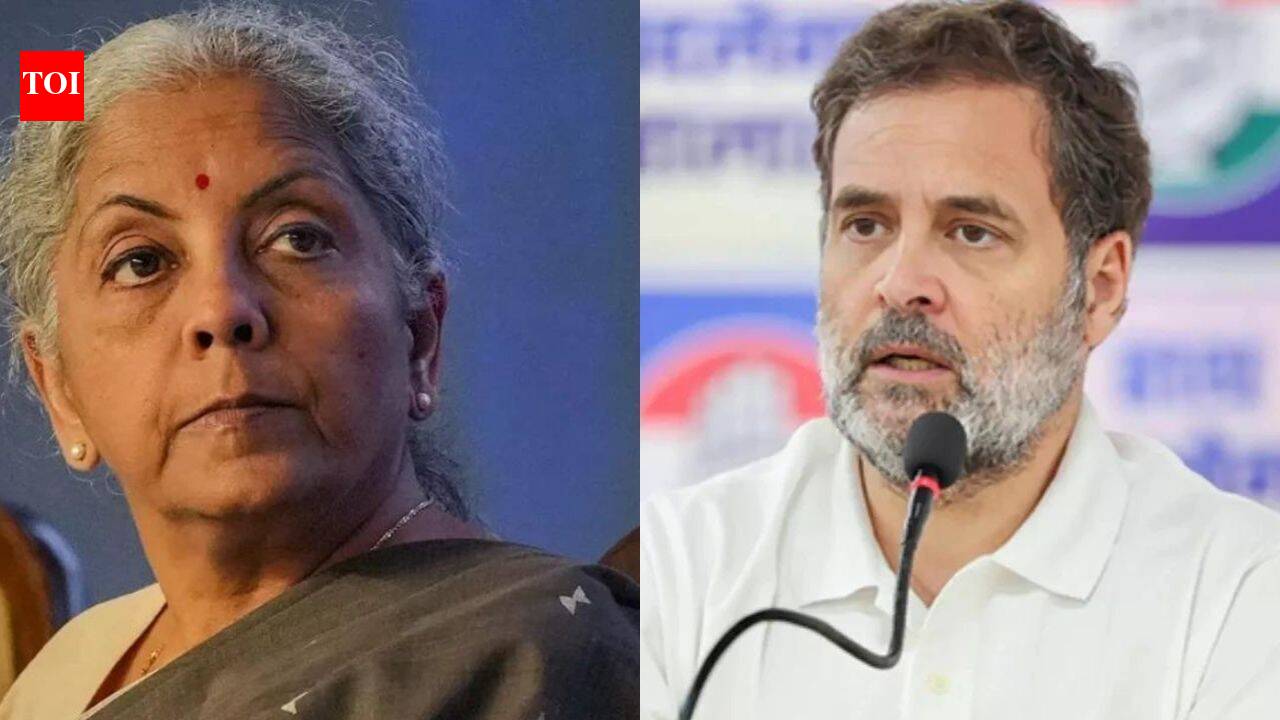 'Refrain from seeing ghosts everywhere': Sitharaman flays Rahul over Tata Group remarks