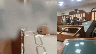 Lawyers vandalise Allahabad high court judge's courtroom amid row over his conduct