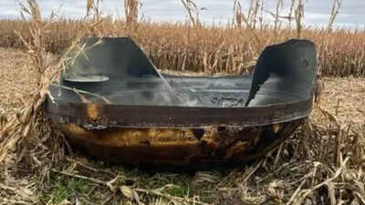 A Minnesota farmer found a shiny, 11-foot-wide bowl-shaped metal object lying in his cornfield, where he believes it sat for about six weeks; experts now suspect it fell from a Chinese rocket