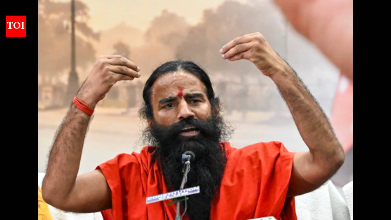 Foreign powers conspiring to defame Sanatan Dharma: Ramdev | Dehradun ...